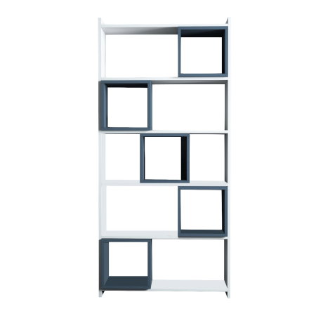 Set birou si biblioteca BOX, 3 piese [4]