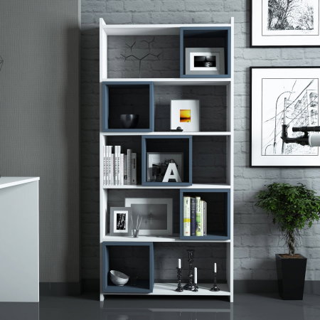 Mobila Birou - Set birou si biblioteca BOX, 3 piese