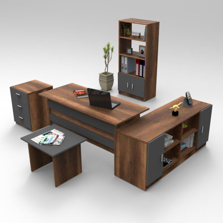 Mobila Birou - Set birou VO15-BA, 5 piese