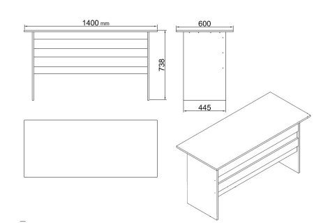 Set birou VO15-BA, 5 piese [7]