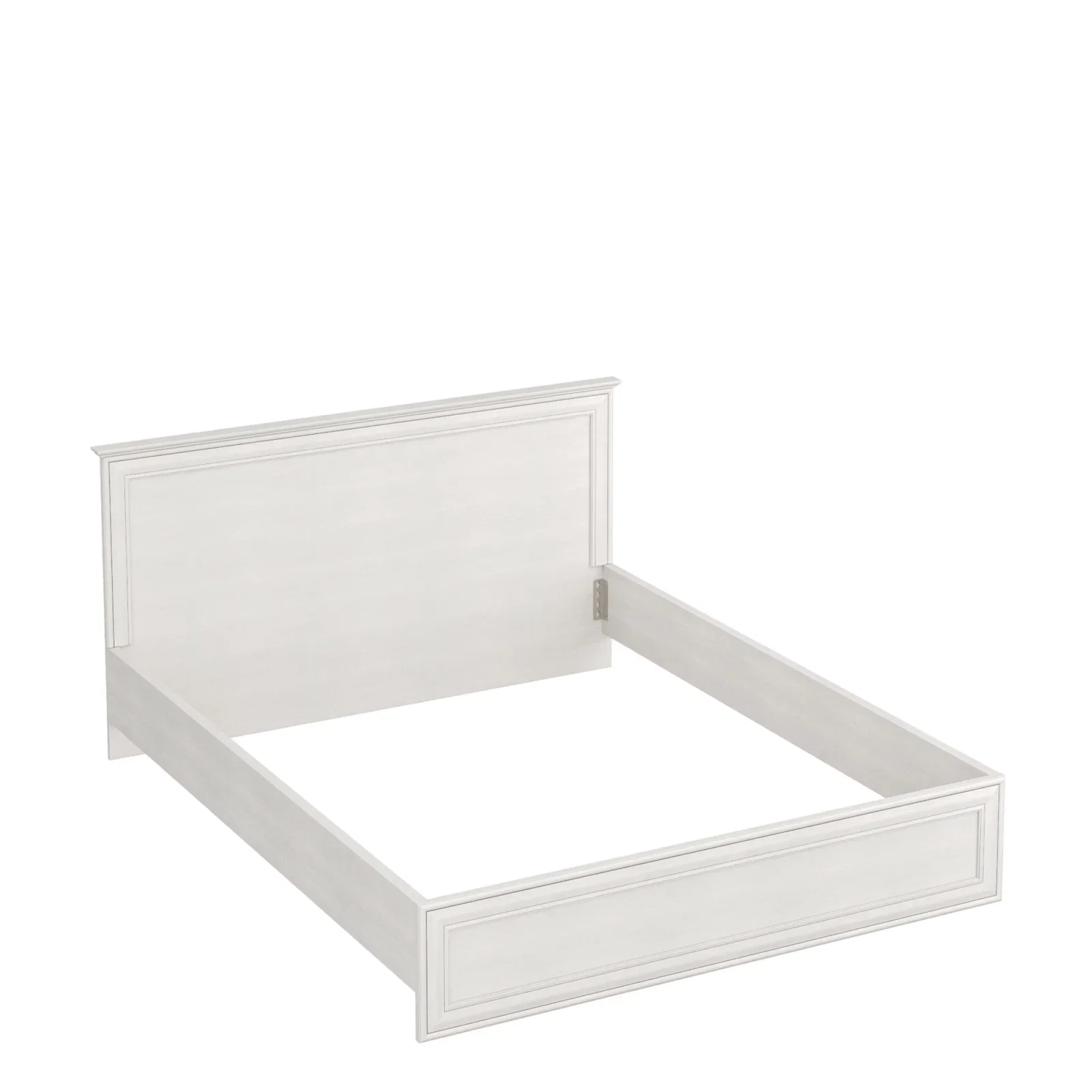 Set dormitor TIFFANY II, 5 piese, pat 160x200 cm, dulap 3 usi si 4 sertare, comoda, 2 noptiere, crem fineline [6]