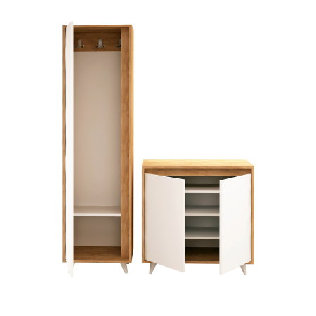Set hol OMNINDE, pantofar, dulap, 80x35x100 cm [4]
