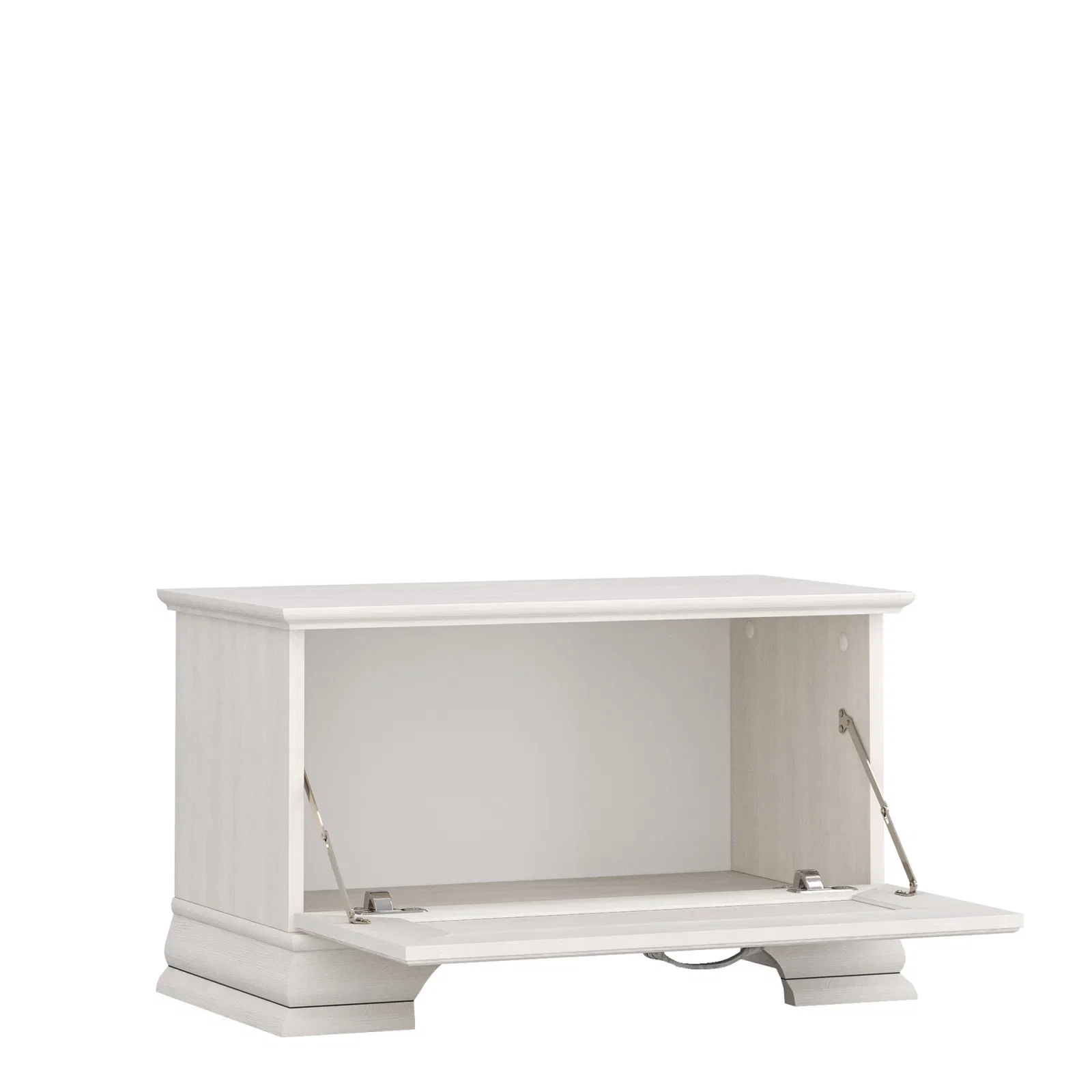 Set hol TIFFANY II, 4 piese, biblioteca 1 usa si 2 sertare, cuier suspendat , pantofare, crem fineline [7]