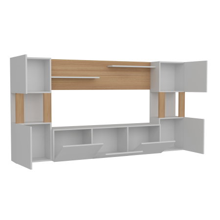 Set Living LORE, comoda TV, 5 usi, 160x31,5x125 cm [6]