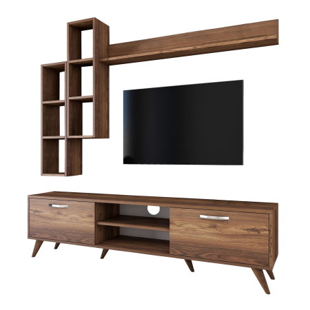 Set Living M16, comoda TV si corpuri suspendate, 180x35x48,6 cm [6]