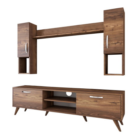 Set Living M27, comoda TV si corpuri suspendate, 180x35x48,6 cm [9]