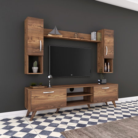 Livinguri - Set Living M27, comoda TV si corpuri suspendate, 180x35x48,6 cm