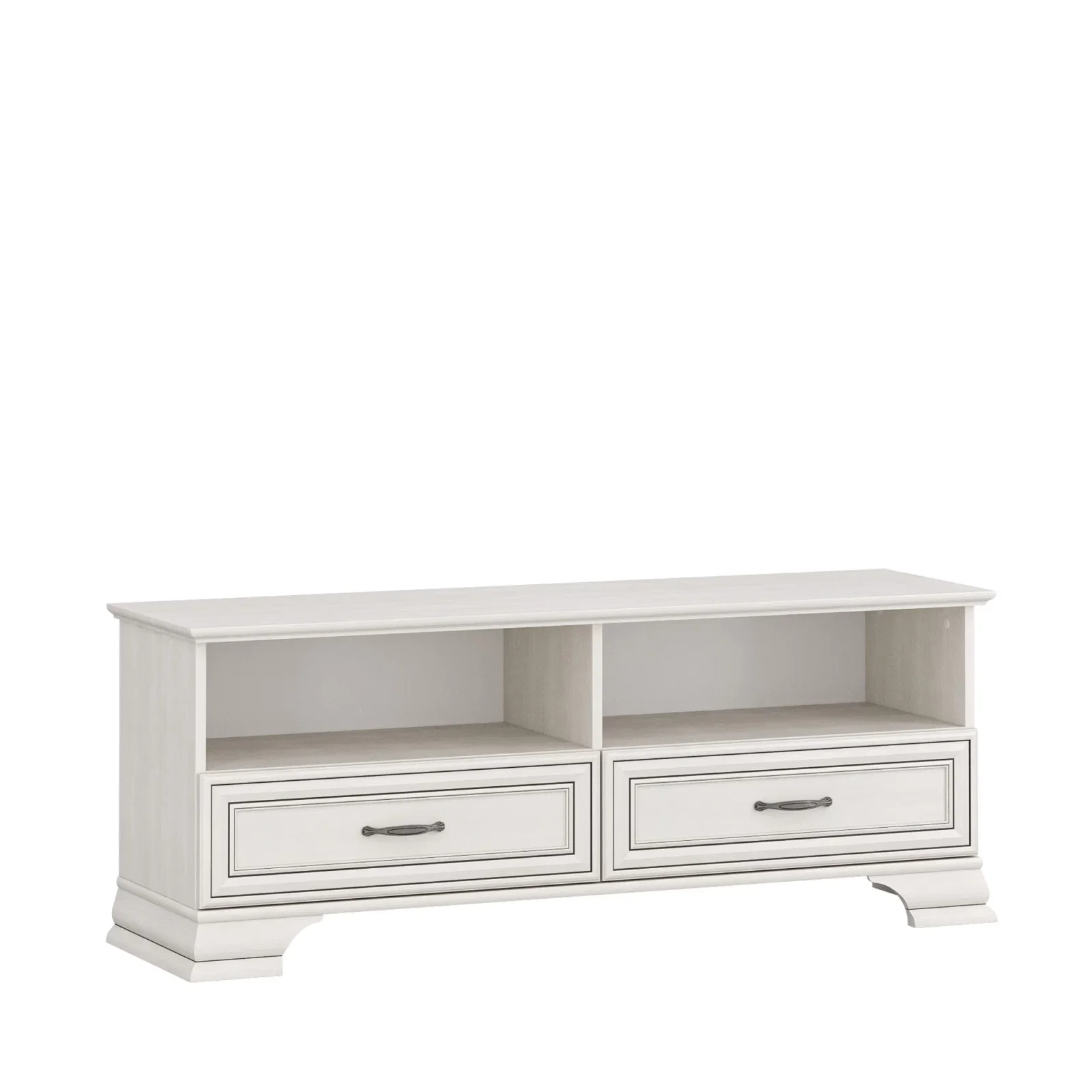 Set living TIFFANY II, 3 piese, comode TV cu 2 sertare, comoda cu 3 usi si 1 sertar, masuta de cafea, crem fineline [4]