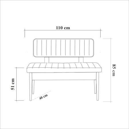 Set masa si scaune VINA, 5 piese, 130x80x77 cm [16]