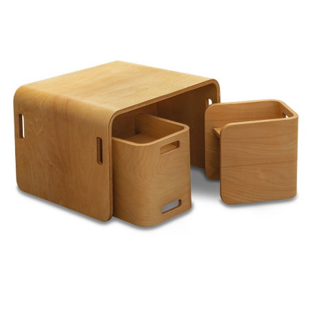 Mese si Scaune - Set masa si scaune FLEXY, 3 piese, 62,5x40x52 cm