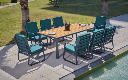 Seturi Masa si Scaune Gradina - Set masa si scaune gradina MILANO, 235x105x75 cm