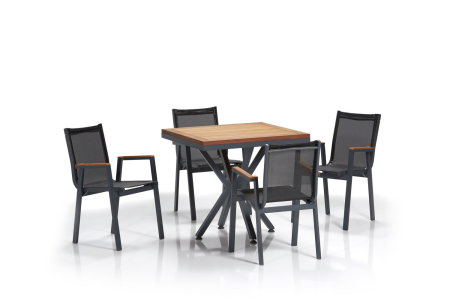 Terasa - Set masa si scaune gradina SAMARA 3, 5 piese, multicolor, 94x94x78 cm