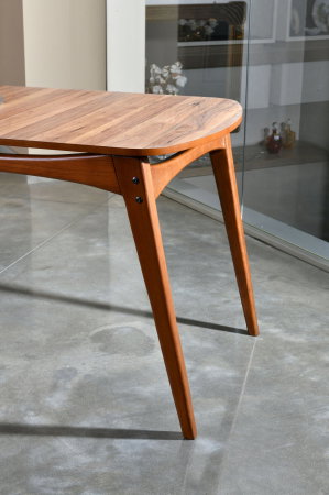 Set masa si scaune TOUCH WOODEN, 5 piese, 160x80x75 cm [12]