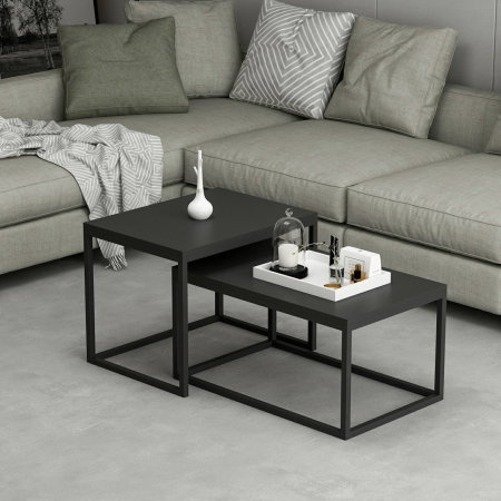 Masute Cafea - Set masuta de cafea LEKA, 72x37x45 cm
