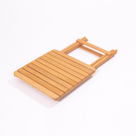 Set masuta si 2 scaune gradina MY001A, 3 piese, crem + natural, 50x50x72 cm [5]