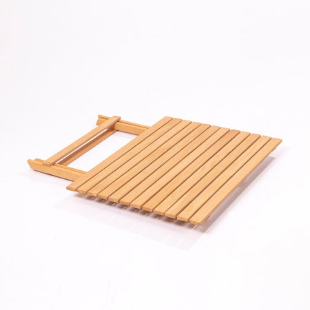 Set masuta si 4 scaune gradina MY004A, 5 piese, crem + natural, 80x60x72 cm [6]