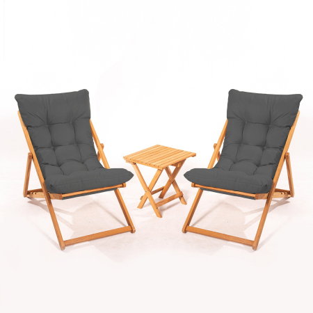 Seturi Masa si Scaune Gradina - Set masa si scaune gradina MY005, 3 piese, 59x44x90 cm