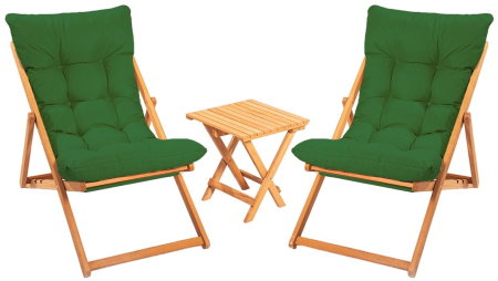 Set masa si scaune gradina MY005, 3 piese, 59x44x90 cm [2]