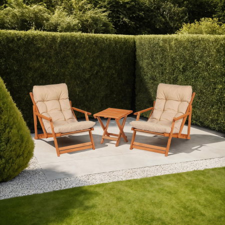 Seturi Masa si Scaune Gradina - Set masuta si scaune gradina MY007, 3 piese, 50x50x81 cm