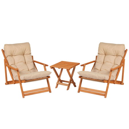 Seturi Masa si Scaune Gradina - Set masuta si scaune gradina MY007, 3 piese, 50x50x81 cm