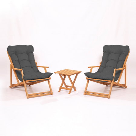 Set masuta si scaune gradina MY007, 3 piese, 50x50x81 cm [2]