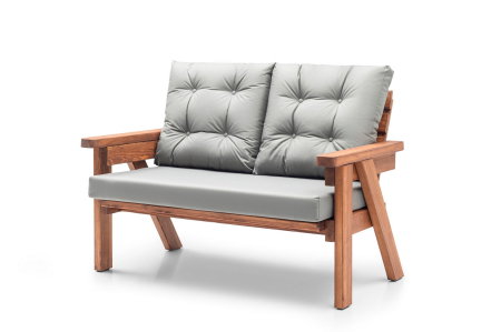 Terasa - Set mobilier de gradina cu masuta ABANT 2+1+1, 4 piese, 131x80x88 cm