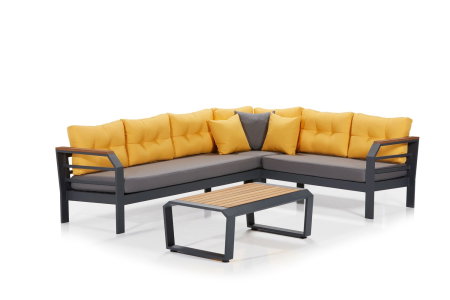 Terasa - Set mobilier de gradina ASSENTO, 230x77x275 cm