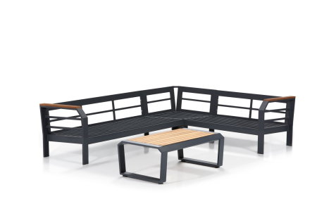Terasa - Set mobilier de gradina ASSENTO, 230x77x275 cm