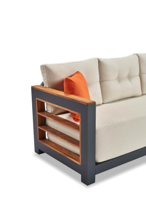 Set mobilier de gradina LARIX, 196x83x86 cm [6]