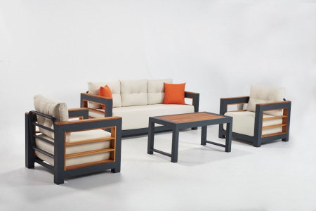 Seturi Terasa - Set mobilier de gradina LARIX, 196x83x86 cm