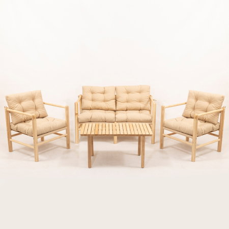 Seturi Terasa - Set masa si scaune gradina MY028, 4 piese, 135x75x74 cm