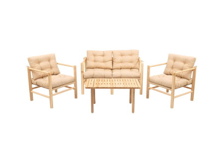 Seturi Terasa - Set masa si scaune gradina MY028, 4 piese, 135x75x74 cm