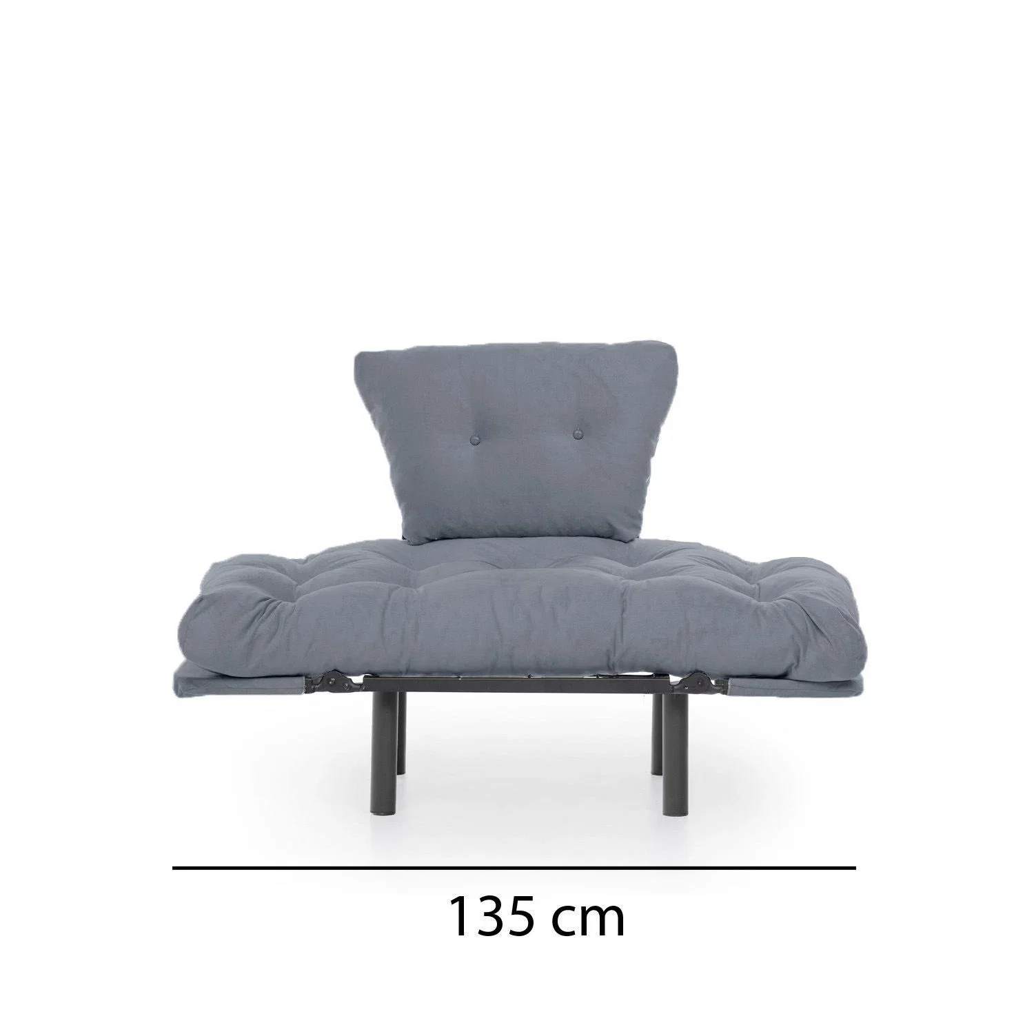 Set NITTA 2-1-1, canapea extensibila 3 locuri si 2 fotolii extensibile, gri [5]