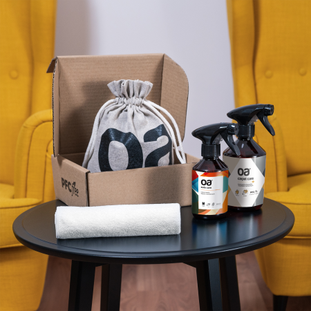 Set pentru curatarea covoarelor si a canapelelor OA Carpet & Sofa + 1 Laveta din microfibra 35x35 cm + 1 Saculet [4]