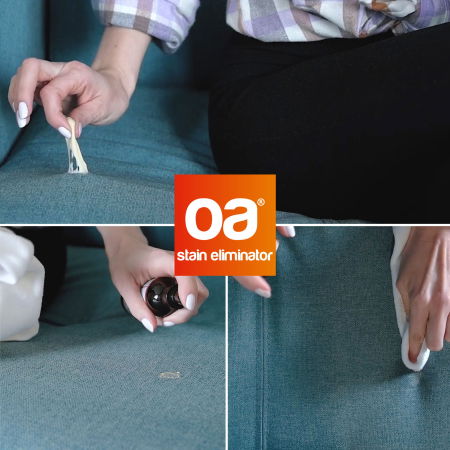 Set pentru curatarea tapiteriei OA Sofa & Eliminator 250 ml + 1 Laveta din microfibra 35x35 cm [5]