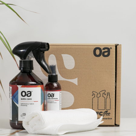 Set pentru curatarea tapiteriei OA Sofa & Eliminator 500 ml + 1 Laveta din microfibra 35x35 cm [4]