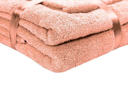 Articole Textile - Set prosoape bumbac Somnart, 600gsm, de fata 50x90 cm + de corp 70x140 + de maini 30x50 cm - roz