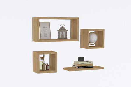 Holuri - Set rafturi suspendate BABI, 24x15x44 cm