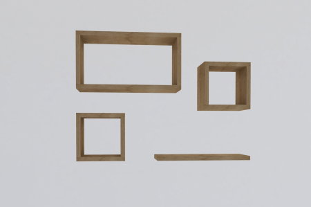 Holuri - Set rafturi suspendate BABI, 24x15x44 cm