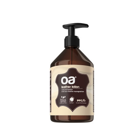Curatare si protectie - Solutie intretinere piele ecologica sau naturala OA Leather Lotion 250 ml sau 500 ml - ExpoMob