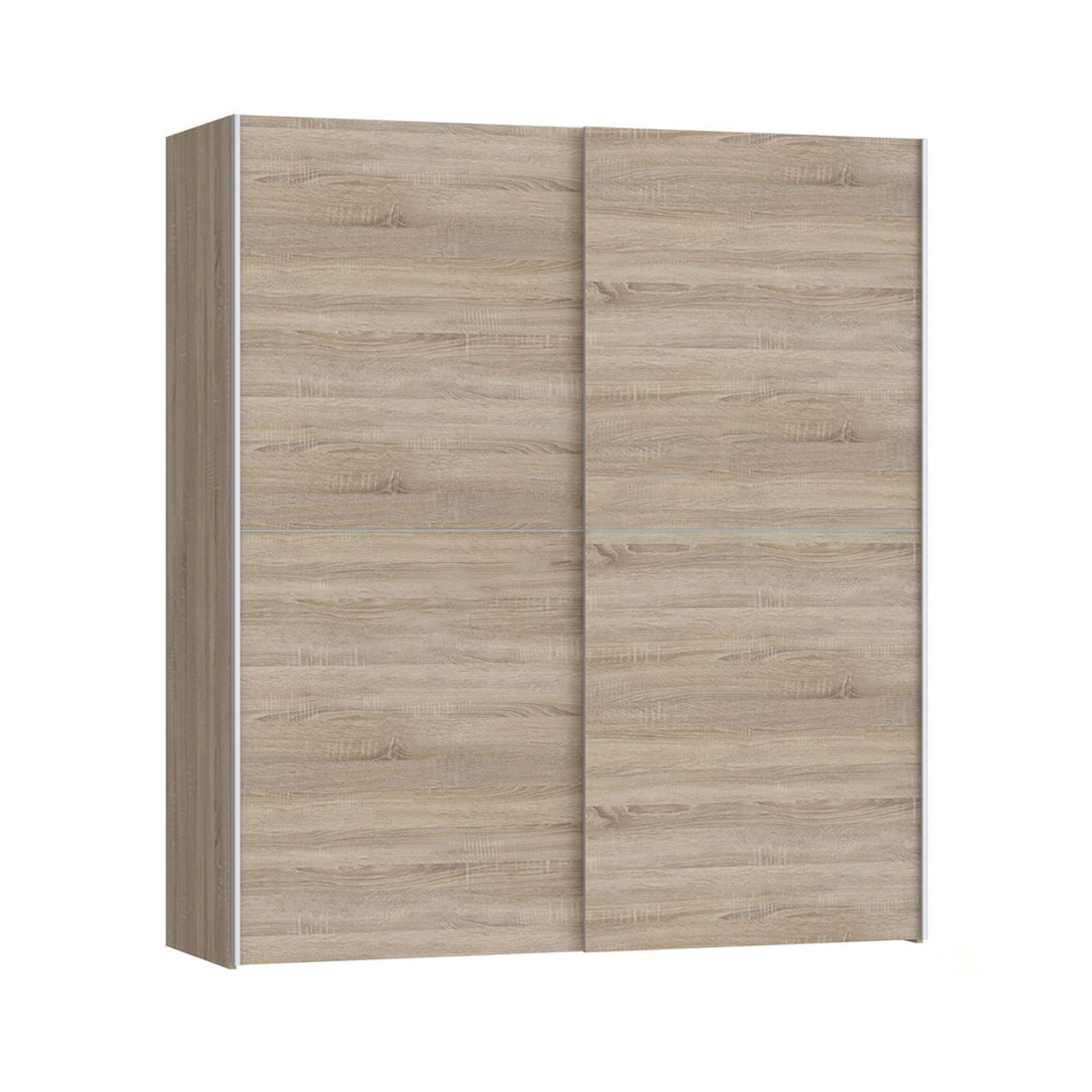Dulap pentru haine W3NS82232-D30F, usi glisante, rafturi, bara de haine, sonoma, 170x61x190 cm