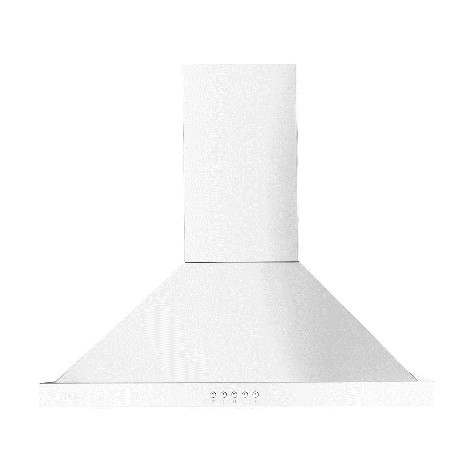 Hota incorporabila decorativa Hausberg HB-1260 AB, putere de absorbtie 650 m3 h, 1 motor, 60 cm, alb