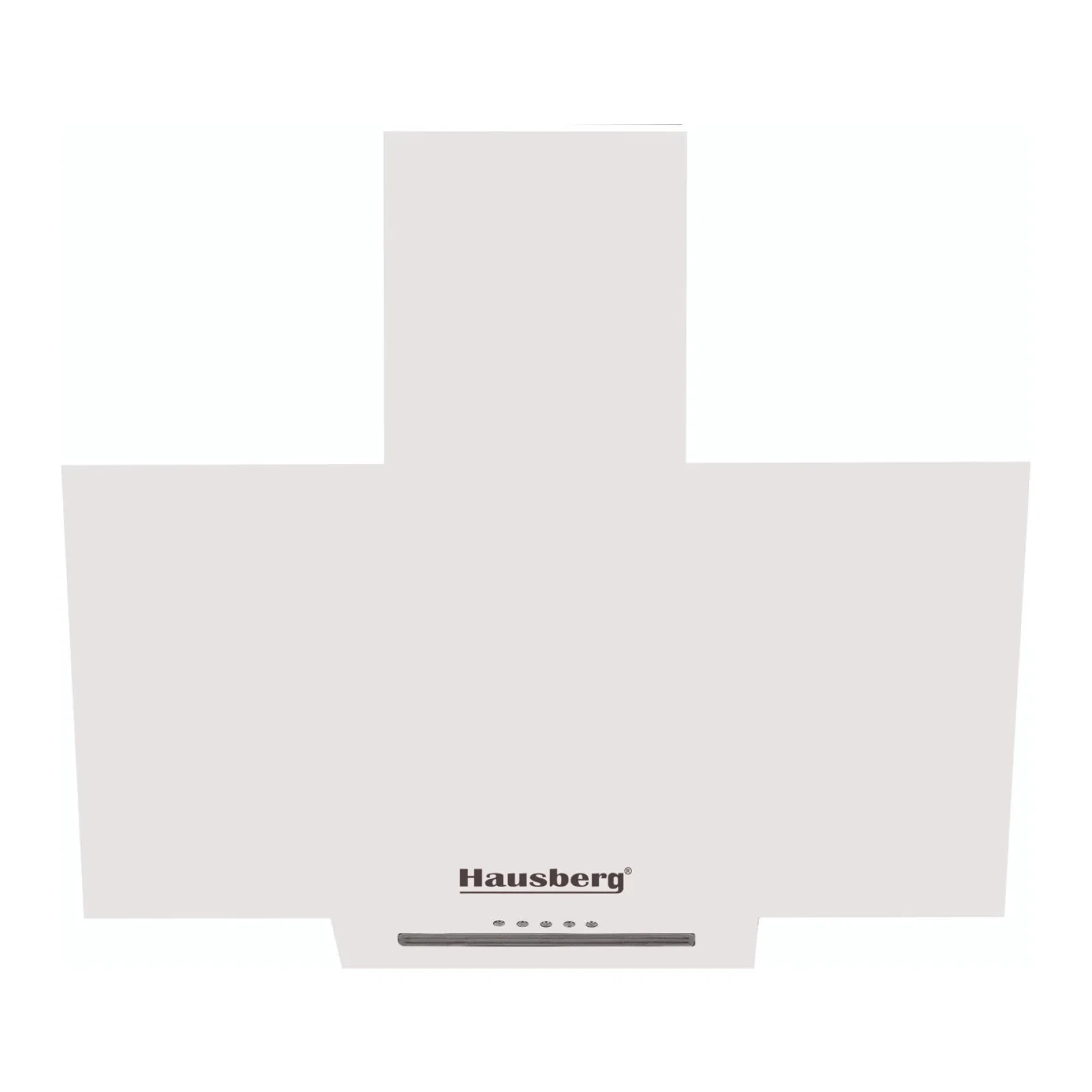 Hota incorporabila decorativa Hausberg HB-1510AB, putere de absorbtie 450 m3 h, motor eco, 60 cm, alb