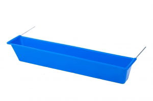 Porumbei - Hrănitoare-adăpătoare pentru boxă cu suport metalic