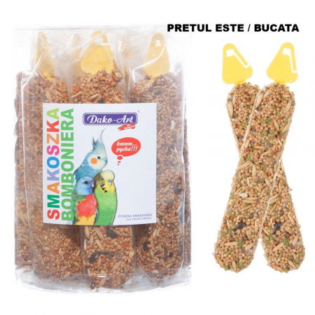 Animale de companie - Batoane pasari seminte/fructe, 1 bucata