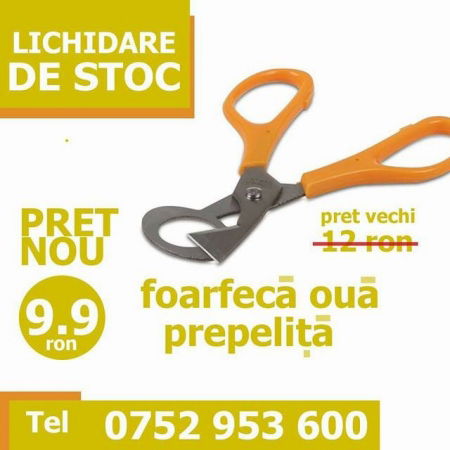 Prepeliţe - Foarfecă pentru taiat ouă de prepeliţe