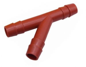 Prepeliţe - Conexiune tip Y pentru adăpători 10mm