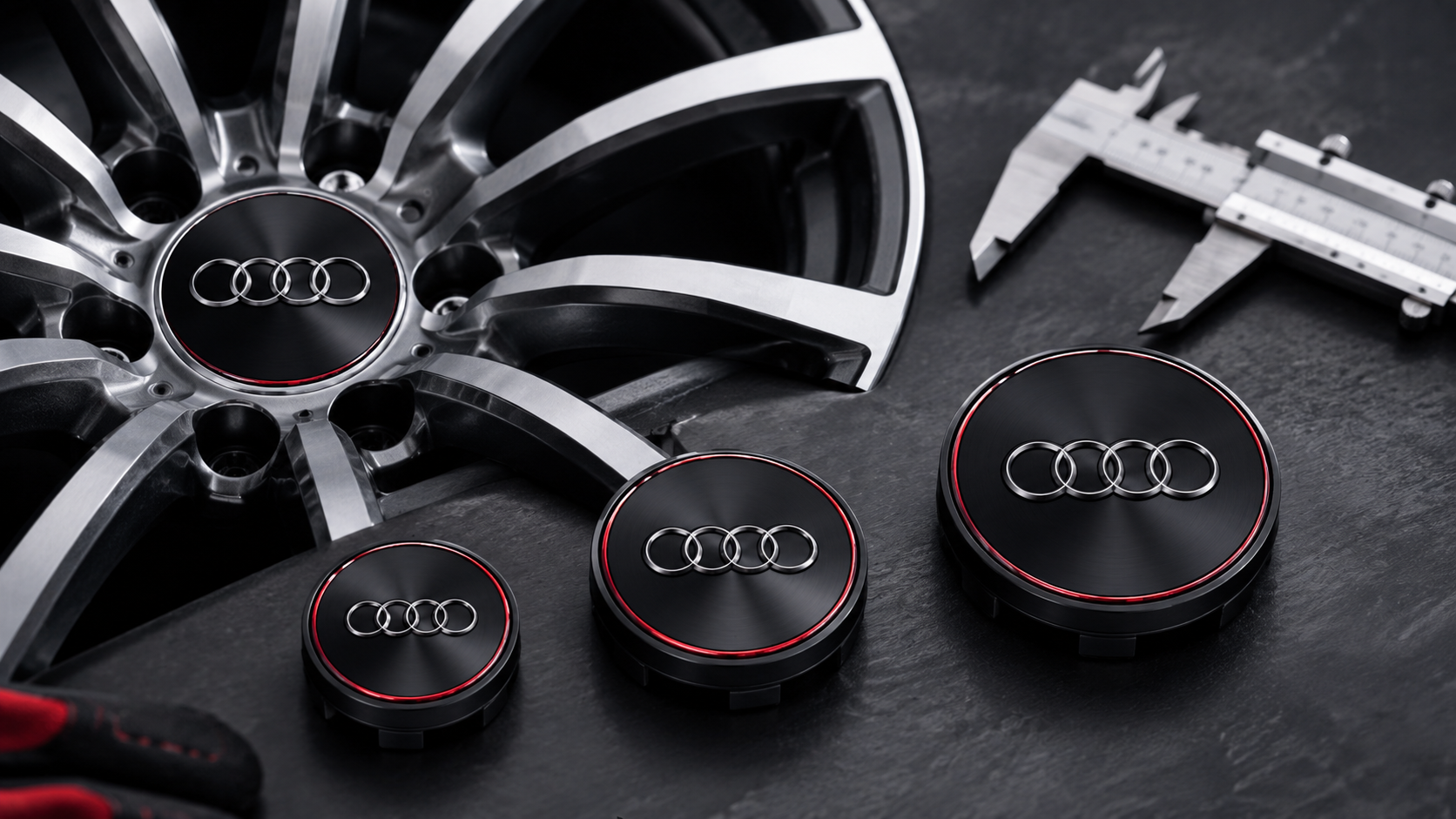 Capace Audi de 60, 61 sau 69 mm: cum identifici varianta potrivită
