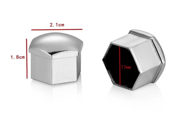 Set 20 capace prezoane plus cheie de scos capacele, argintii [2]