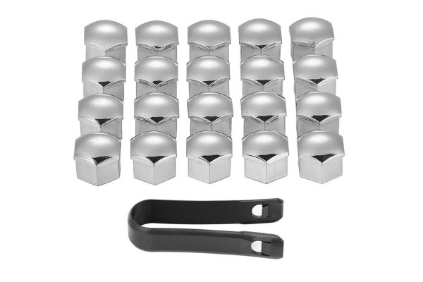 Set 20 capace prezoane plus cheie de scos capacele, argintii [4]